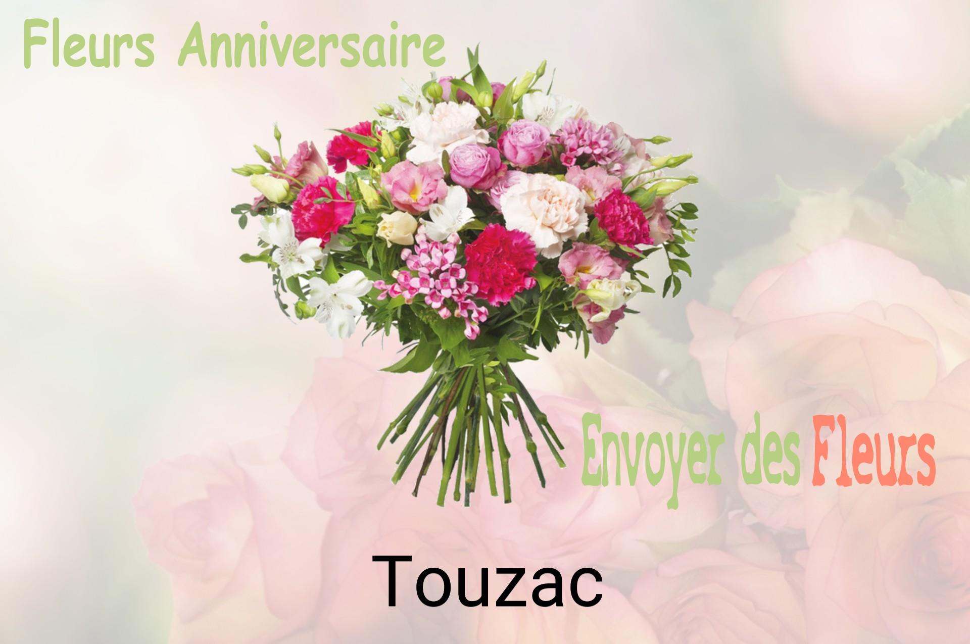 Bouquet de fleurs d’anniversaire livré à Touzac